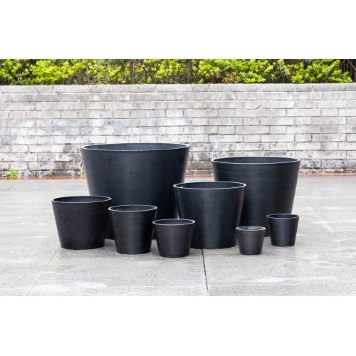 Plantador de flores estilo redondo clássico