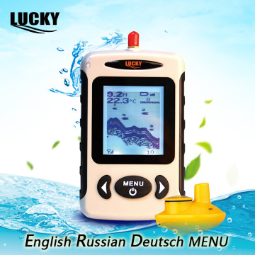 2015 LCD player Wireless Potable Fishfinder FFW718