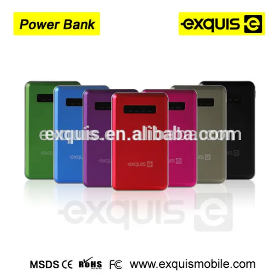 Business Style Factory Price Li-polymer Battery Mobile Charger Slim Power Bank 5000 mAh