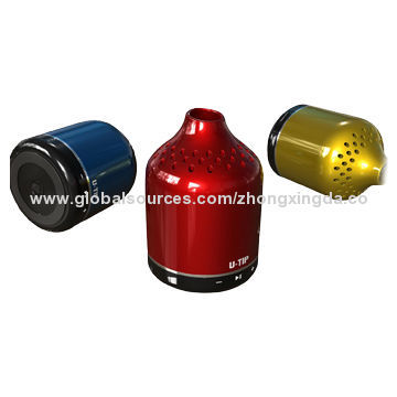 Stereo Portable Mini Bluetooth Speakers with Internal Mic, Passed BQB, Touch Control