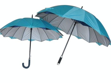 Double Jagged Canopy EVA Handle Golf Umbrella (GU025)