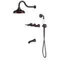 Three Handle Bathroom Tub Shower Faucets