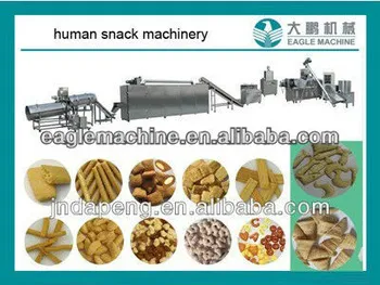 Core filling extrusion snacks making machine