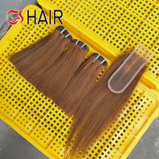 Raw Mink Brazilian Straight Hair Bundles with HD Lace Frontal Closure Wholesales