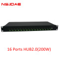 Ingebouwde 200W Power 16-Port Hub 2.0