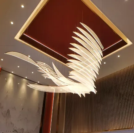 Custom Hotel Lobby Chandelier Engineering Lamps for Banquet Halls