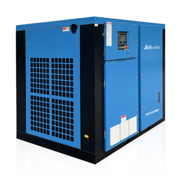 Industrial Electric Two Stage Permanent Magnet VFD Rotary Screw Air Compressor