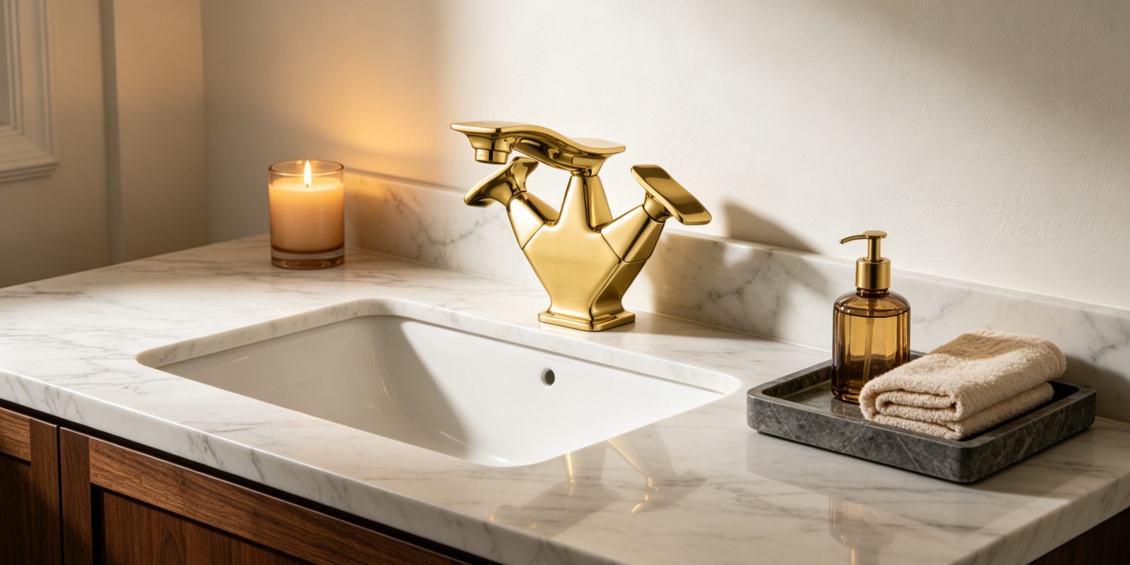 Hand wash sink faucet