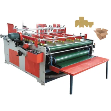 Auto Feeder ZH-BZX Press Folder Gluer Small Carton Gluing Machine