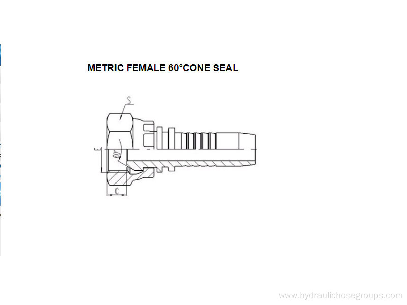 Metric Female 60° Cone Seal 20611