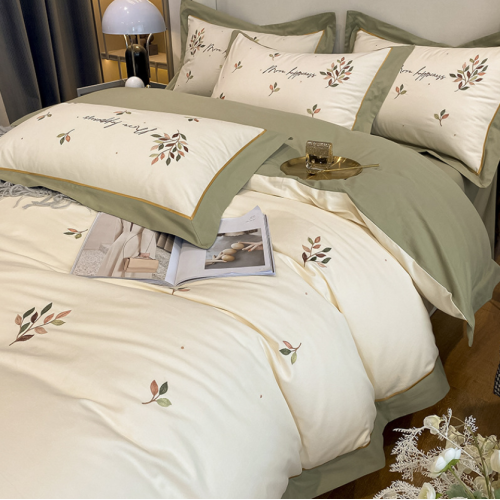 100% Cotton embroidery bedding sets