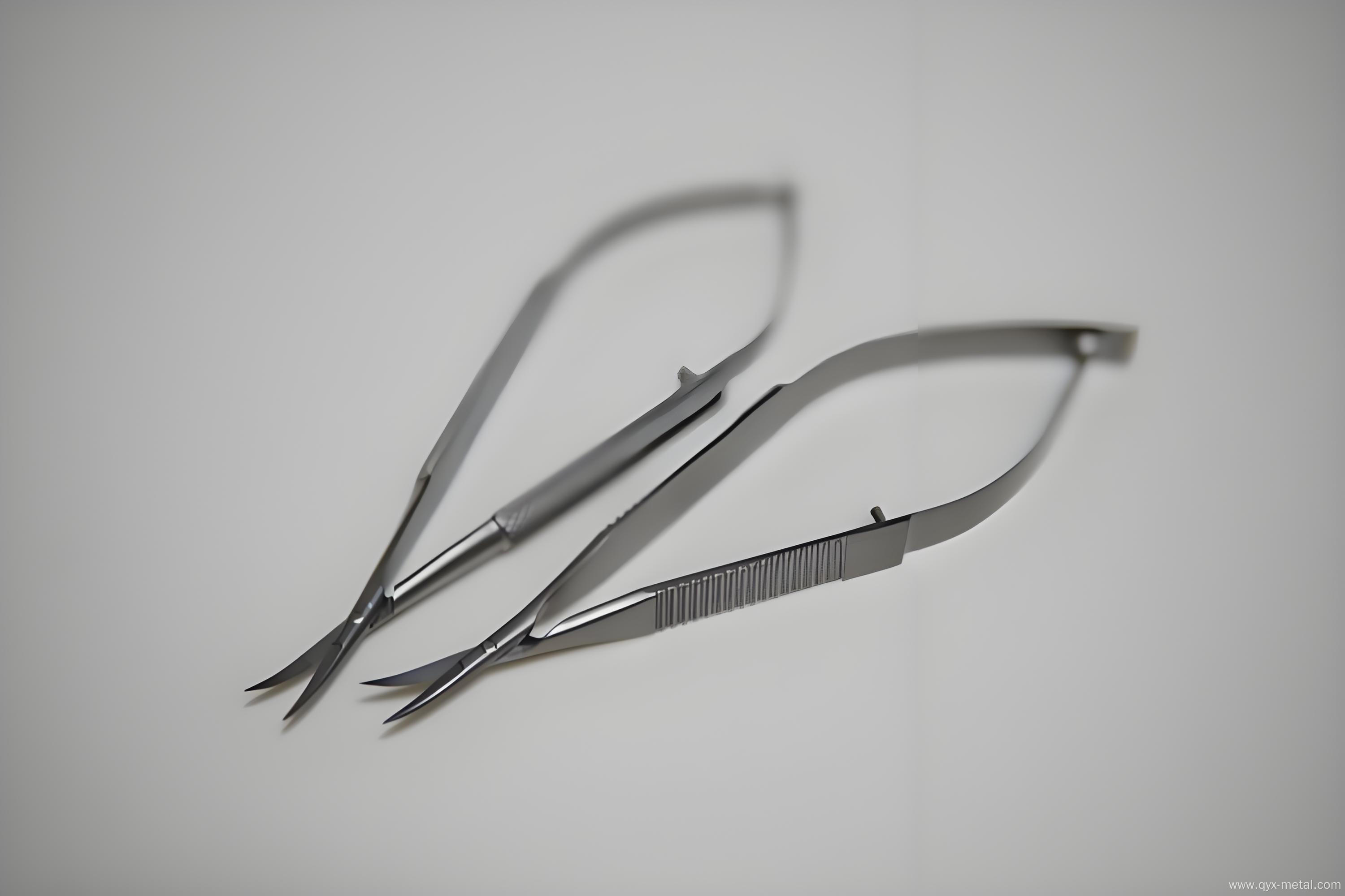 Titanium Alloy Straight Miniature Ophthalmic Surgery Scissor