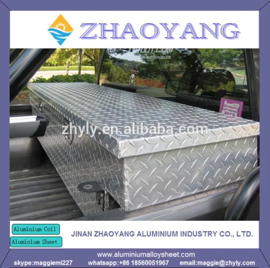 High quality Aluminum checkered plate tool box checkered plate