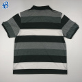 custom multicolor wide striped polo t-shirts