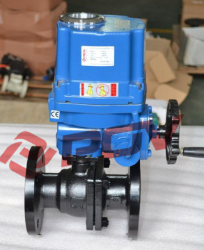 2 way carbon steel oil flange class 150 ball valve explosionproof