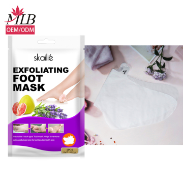 Dermatologically Tested Exfoliating Natural Organic Foot Peach Peel Mask