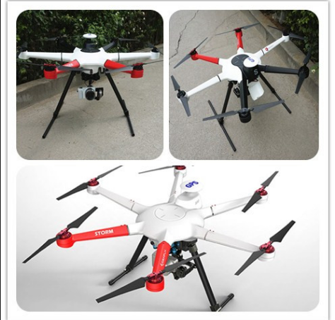 Inspection 800mm Hexacopter With Infrared Camera And Gimbal