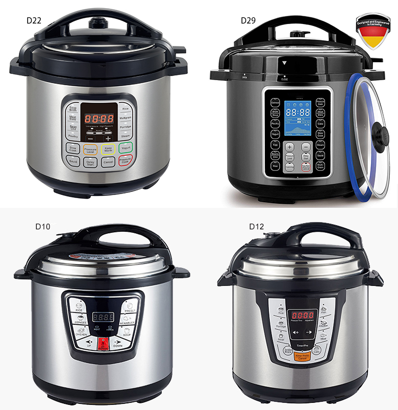 Autocuiseurs électriques Fissler 5 litres en acier inoxydable