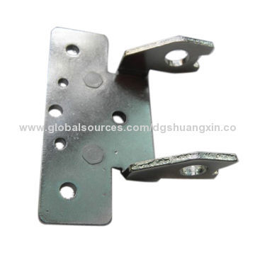 Precision Galvanized Steel Stamping Bracket/Part, Customized Specifications Accepted