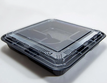 Multi-compartment disposable bento box