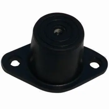 Rubber Damper, Abrasion/Oil-resistant, TS 16949 Mark