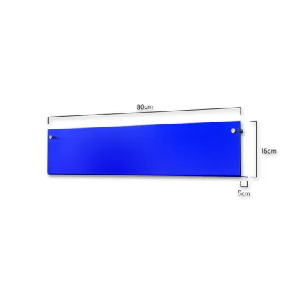 Klein Blue Acrylic Bookshelf: A Minimalist Style Bookstore Decor and Wall Bookshelf