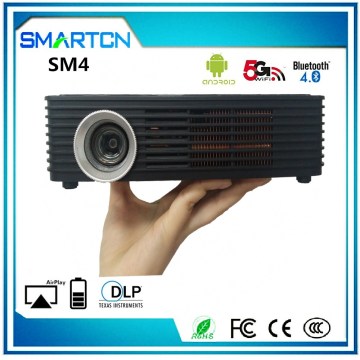 Factory portable and incredibily bright projector 4k 3d mini projector dlp with android micro lumens