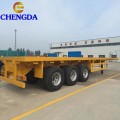 3 Axel Flatbed Container semi trailer