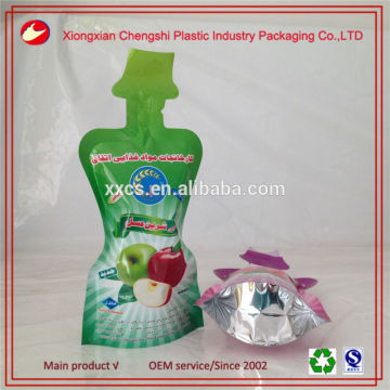 pillow shape pouch with transparent window