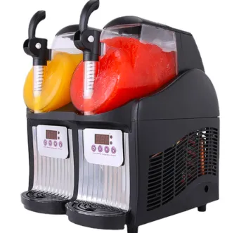 Commercial Frozen Slush Machine with 2 Tanks - Big Capacity for Ice Smoothies