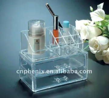Plastic drawer jewelry and cosmetics organizer