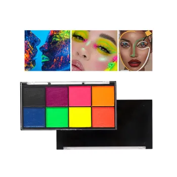 Non-Toxic Water-Activated Face and Body Paint for Easy Rainbow Designs