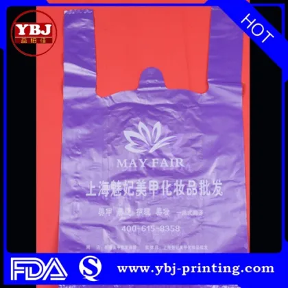 Fashion PE hand carry bag with flexiloop handle