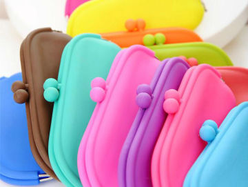 Colorful silicone handbags for promotional gift