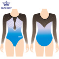 Umkhono omude wekhompiyutha ye-gymnastics leotard