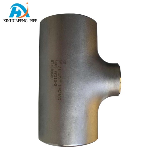 Stainless Steel Reducing Tee Fitting