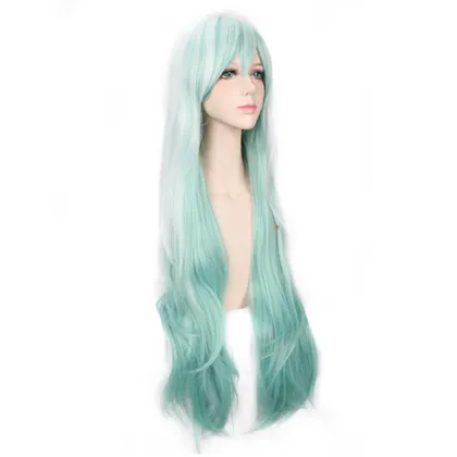 Ainizi Wholesale 100cm Blended Light Blue Synthetic Wig for Game of Ensemble Stars Character Hibiki Wataru Cosplay