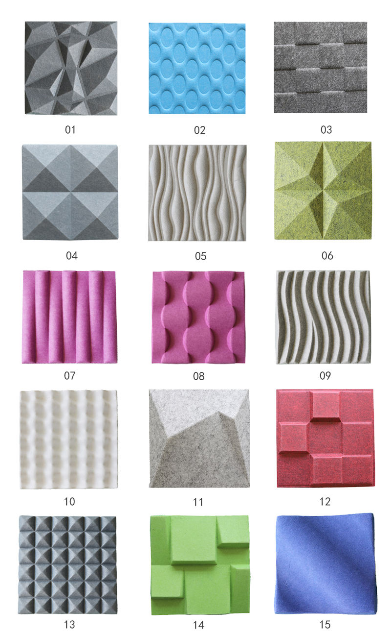 3D acoustic panel (70)