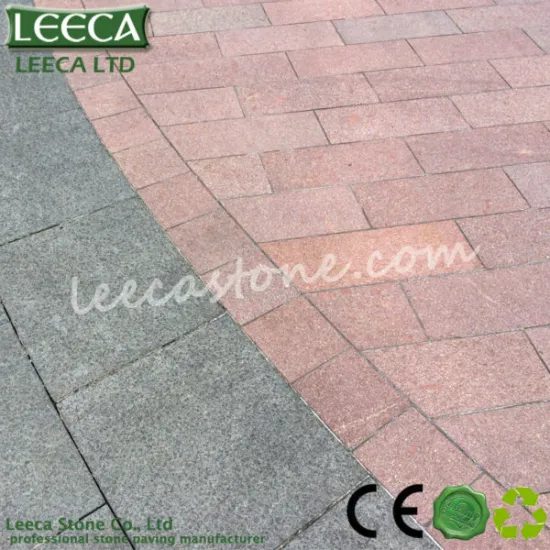 Natural granite driveway mats paving stone