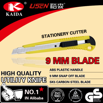 Plastic handle 9mm Snap Off Blade Cutting Knife