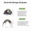 Outdoor Double Layers Beach Tent for 3-4 persons