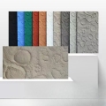 Varios color revestimiento de paredes de la pared de la cultura artificial