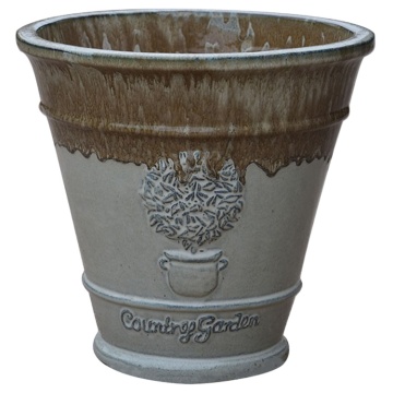 Drainage Country Garden Vargo Pot Ceramic garden pot