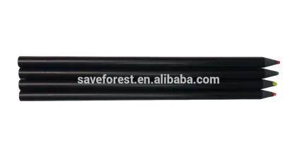Stationery black enviroment protection pencil