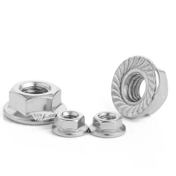 Thick Flange Nuts, Carbon Steel, Zinc Plated