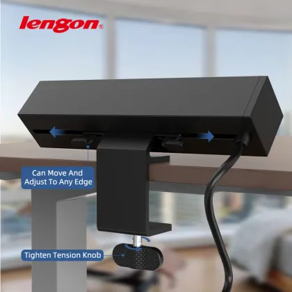 Desk Clamp Power Socket with Lengon Fixing for Conference Tables