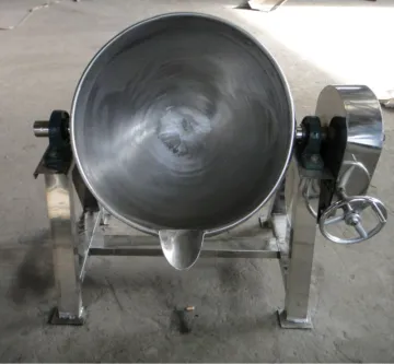 Sugar boiling wok (Electric/steam heating) with mixer used in peanut product line