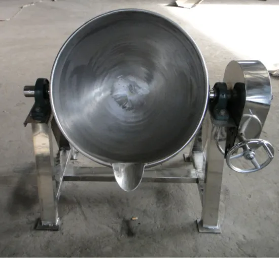 Sugar boiling wok (Electric/steam heating) with mixer used in peanut product line