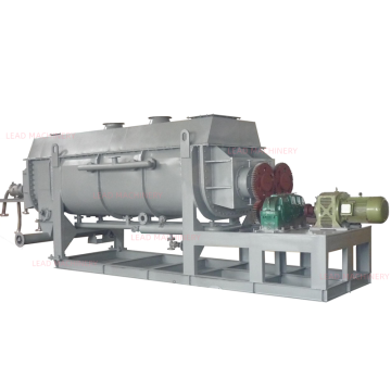 Máquina de secadora de paleta de doble eje de aguas residuales químicas