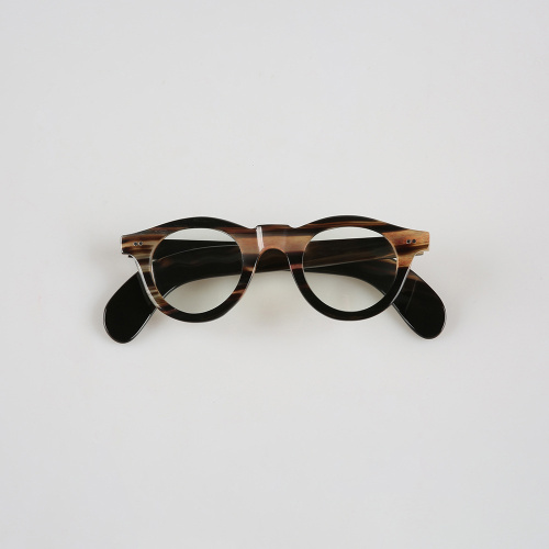 Riveted Buffalo Horn Optical Frames